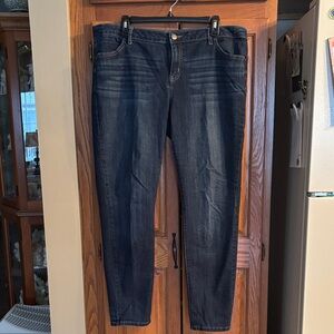 Simply Vera Vera Wang Dark Blue Skinny Jeans